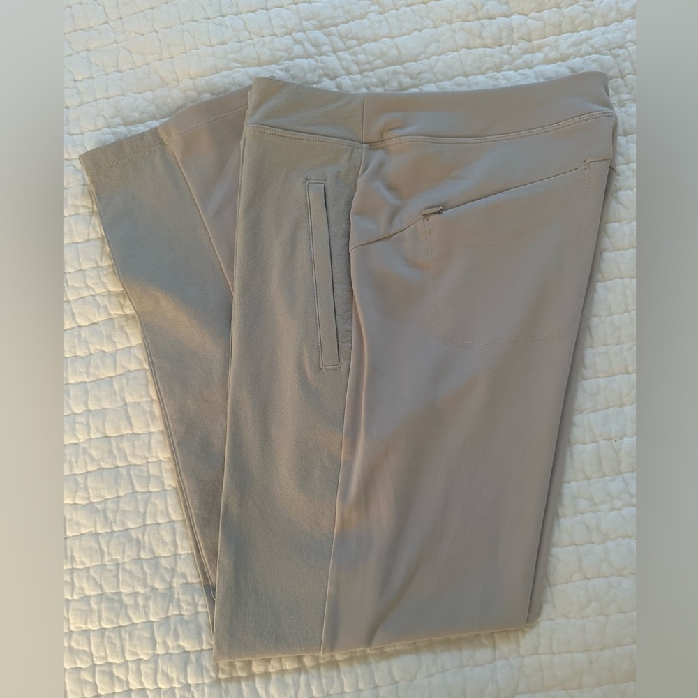 Athleta Brooklyn pant, cross between pant and legging.